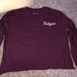 Cropped long sleeve